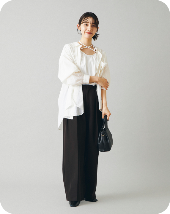 雨の日晴れの日着回しLOOK