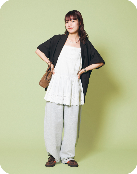 雨の日晴れの日着回しLOOK